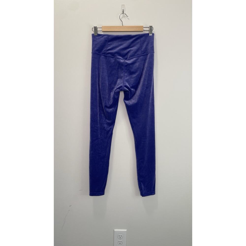 Athleta Elation Velvet Tight Leggings Ultra High-Rise Yoga Workout Purple Small - Picture 5 of 8